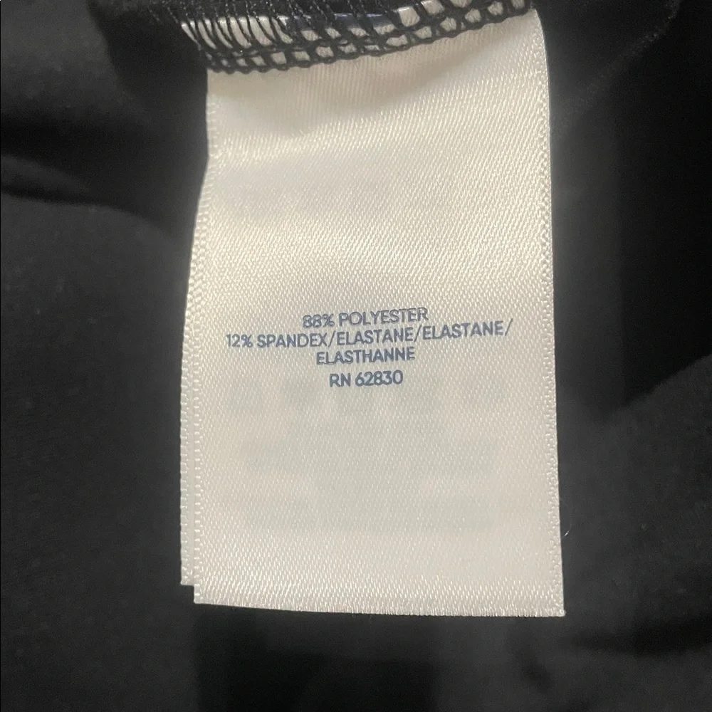 Lands’ End black 5 pocket active travel pants LP Large Petite 12 14 like new - Picture 4 of 8